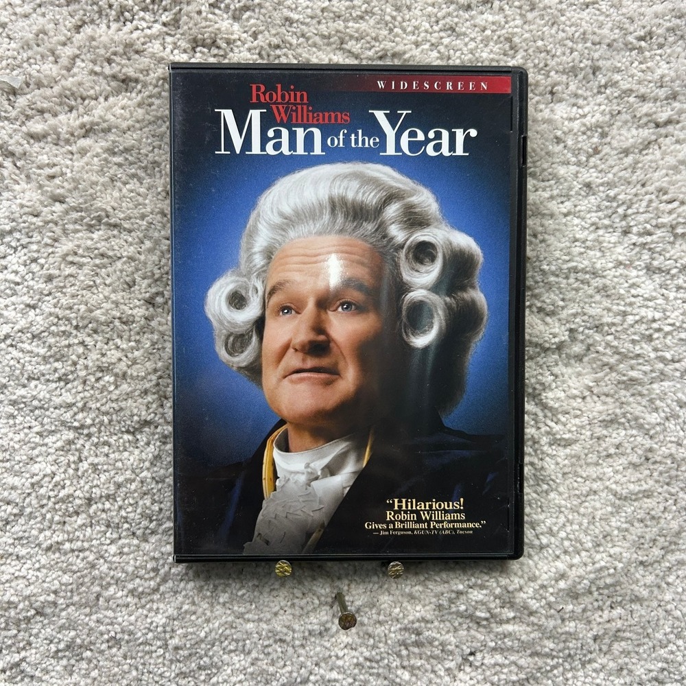 Robin Williams Man of the Year DVD 2007 Widescreen Barry Levinson Bonus Features